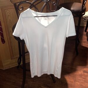 Kirkland Signature Women's V-Neck Tee - White
